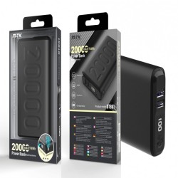 POWER BANK MTK DT861 20000MAH PRETO POWER BANK MTK DT861 20000MAH PRETO